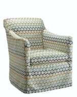 Picture of C1717-01SW SLIPCOVERED SWIVEL CHAIR