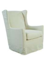 Picture of C1822-01SG SLIPCOVERED SWIVEL GLIDER CHAIR