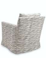 Picture of C1935-01SW SLIPCOVERED SWIVEL CHAIR