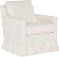 Picture of C1935-01SW SLIPCOVERED SWIVEL CHAIR