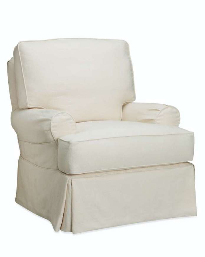 Picture of C2450-01SG SLIPCOVERED SWIVEL GLIDER CHAIR