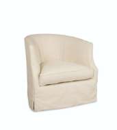 Picture of C3009-01SW SLIPCOVERED SWIVEL CHAIR
