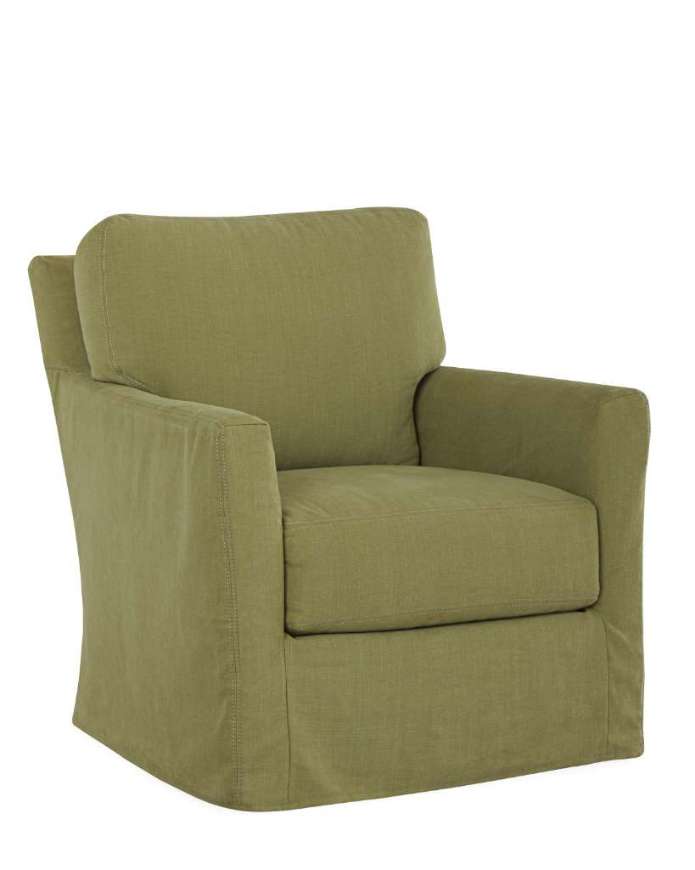 Picture of C3121-01SW SLIPCOVERED SWIVEL CHAIR