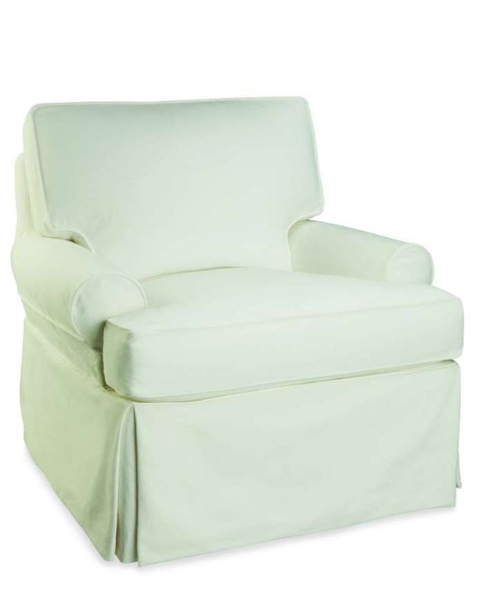 Picture of C3188-01SW SLIPCOVERED SWIVEL CHAIR