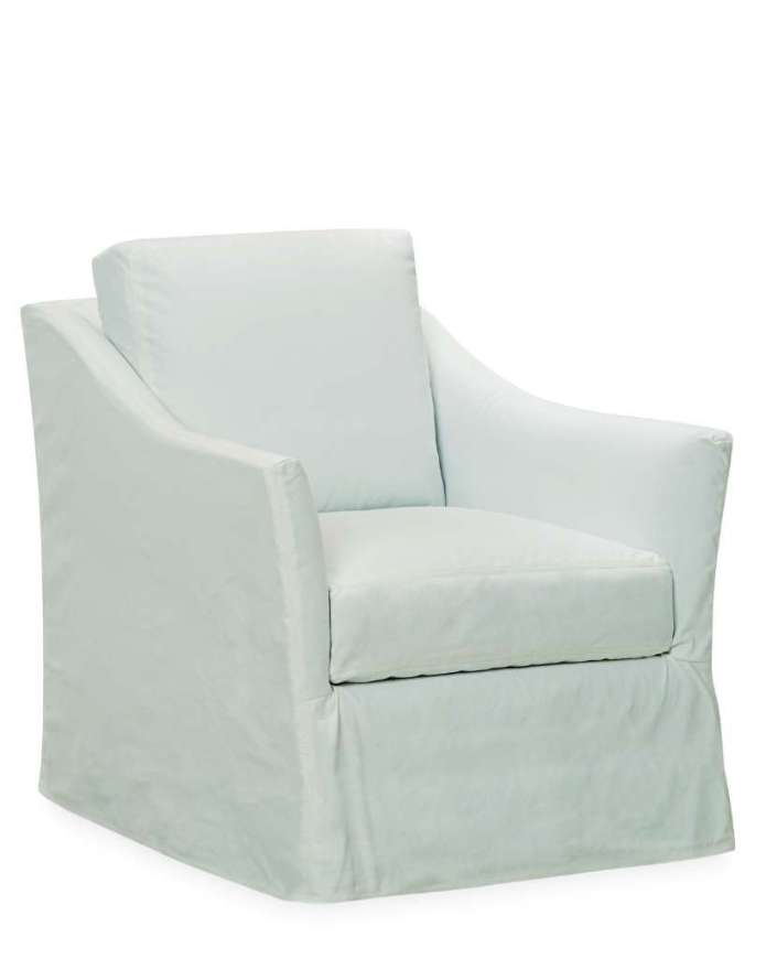 Picture of C3513-01SW SLIPCOVERED SWIVEL CHAIR