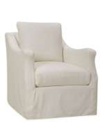 Picture of C3711-01SW SLIPCOVERED SWIVEL CHAIR