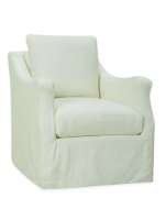 Picture of C3711-41SW SLIPCOVERED SWIVEL CHAIR