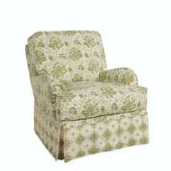 Picture of C3752-01SG SLIPCOVERED SWIVEL GLIDER CHAIR