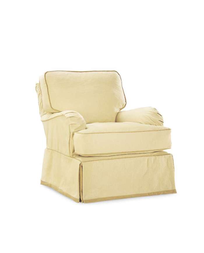 Picture of C3752-01SW SLIPCOVERED SWIVEL CHAIR