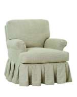 Picture of C3794-01SG SLIPCOVERED SWIVEL GLIDER CHAIR