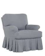 Picture of C3794-01SW SLIPCOVERED SWIVEL CHAIR
