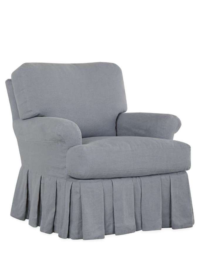 Picture of C3794-01SW SLIPCOVERED SWIVEL CHAIR