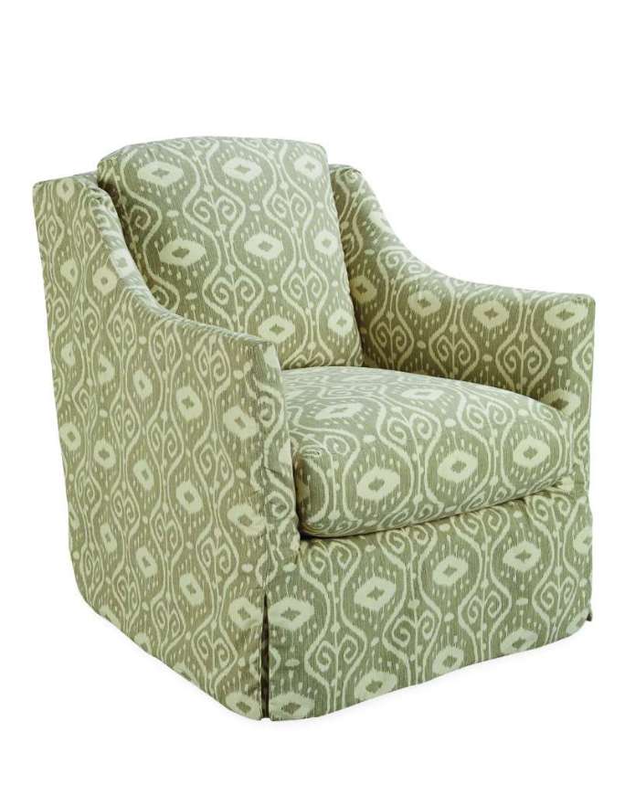 Picture of C3821-01SG SLIPCOVERED SWIVEL GLIDER CHAIR