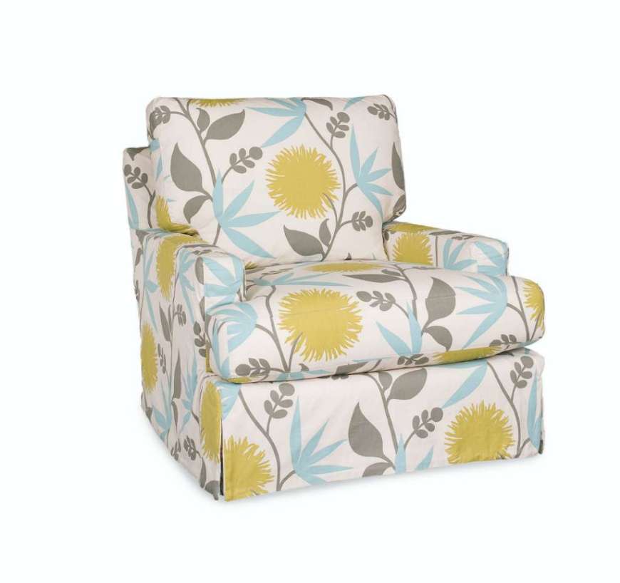 Picture of C3972-01SW SLIPCOVERED SWIVEL CHAIR