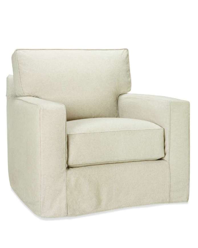 Picture of C5285-01SW SLIPCOVERED SWIVEL CHAIR
