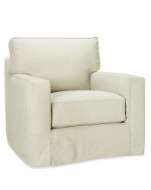 Picture of C5285-01SW SLIPCOVERED SWIVEL CHAIR