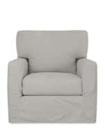 Picture of C5288-01SW SLIPCOVERED SWIVEL CHAIR