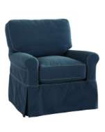 Picture of C5632-01SG SLIPCOVERED SWIVEL GLIDER CHAIR