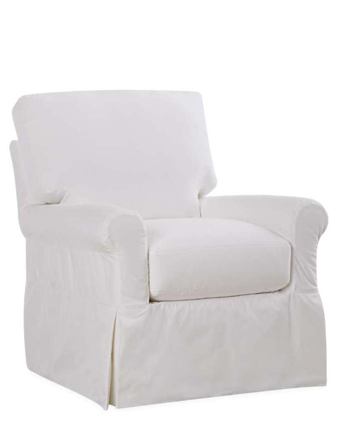 Picture of C5710-01SG SLIPCOVERED SWIVEL GLIDER CHAIR
