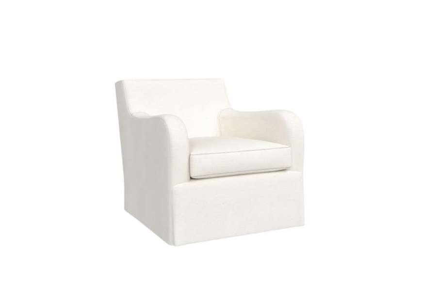 Picture of C6233-01SW SLIPCOVERED SWIVEL CHAIR