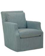 Picture of C7073-01SG SLIPCOVERED SWIVEL GLIDER CHAIR