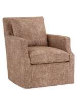 Picture of C7073-01SW SLIPCOVERED SWIVEL CHAIR