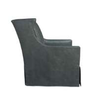Picture of L1011-01SG LEATHER SWIVEL GLIDER CHAIR