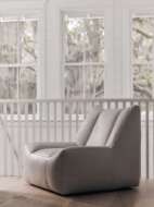 Picture of L1147-01SW LEATHER SWIVEL CHAIR