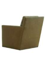 Picture of L1296-01SG LEATHER SWIVEL GLIDER CHAIR