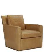 Picture of L1296-01SW LEATHER SWIVEL CHAIR