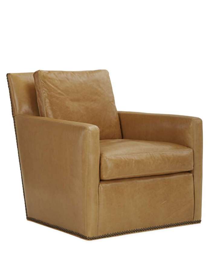Picture of L1296-01SW LEATHER SWIVEL CHAIR