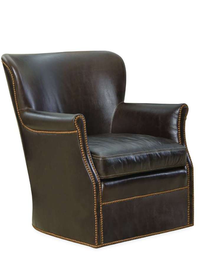 Picture of L1347-41SW LEATHER SWIVEL CHAIR