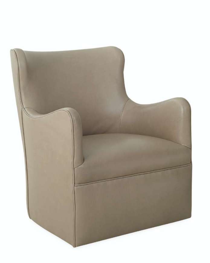 Picture of L1523-01SW LEATHER SWIVEL CHAIR