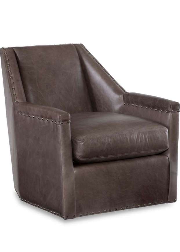 Picture of L1760-01SW LEATHER SWIVEL CHAIR