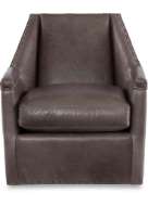 Picture of L1760-01SW LEATHER SWIVEL CHAIR