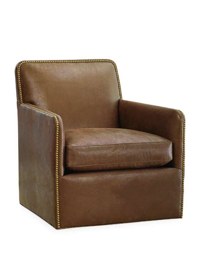 Picture of L1908-01SW LEATHER SWIVEL CHAIR
