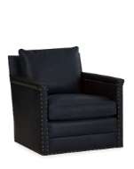 Picture of L1935-01SW LEATHER SWIVEL CHAIR