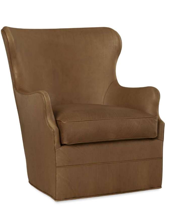 Picture of L1983-41SW LEATHER SWIVEL CHAIR