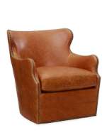 Picture of L1993-01SW LEATHER SWIVEL CHAIR
