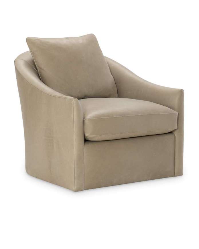 Picture of L2996-01SW LEATHER SWIVEL CHAIR