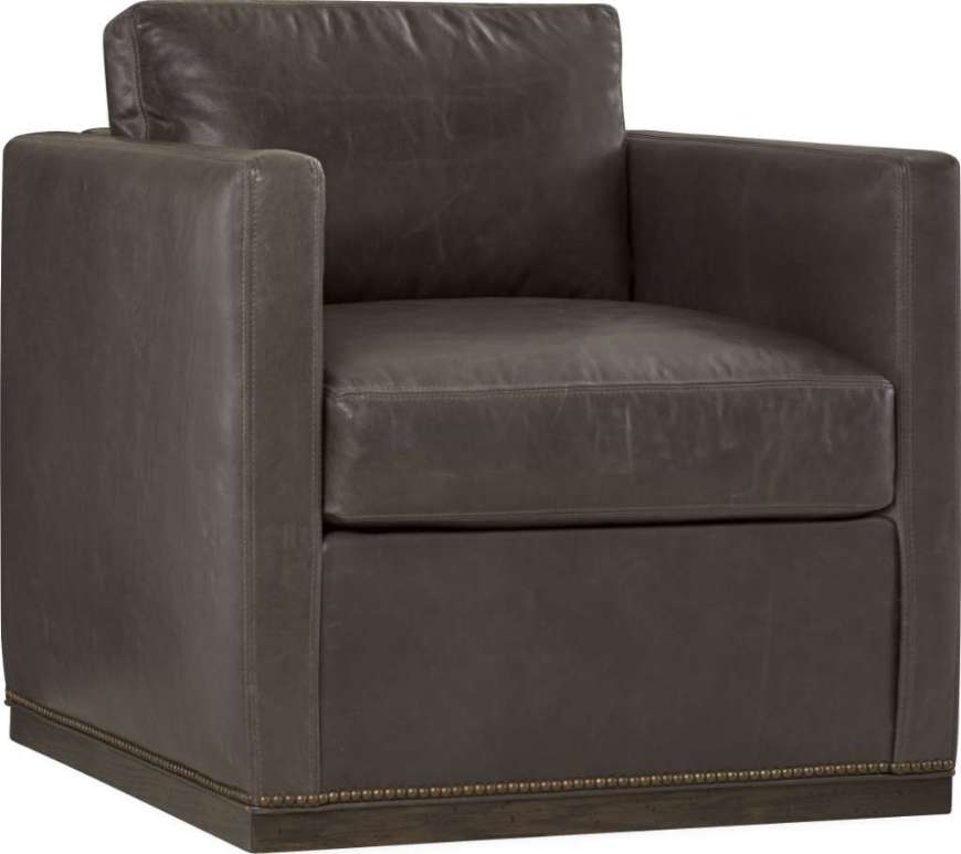 Picture of L3583-01SW LEATHER SWIVEL CHAIR