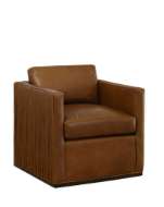 Picture of L3683-01SW LEATHER SWIVEL CHAIR
