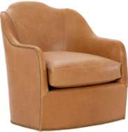 Picture of L3929-01SW LEATHER SWIVEL CHAIR