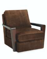Picture of L4414-01SW LEATHER SWIVEL CHAIR