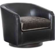 Picture of L5537-01SW LEATHER SWIVEL CHAIR