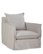 Picture of US102-01SW AGAVE OUTDOOR SLIPCOVERED SWIVEL CHAIR
