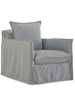 Picture of US102-01SW AGAVE OUTDOOR SLIPCOVERED SWIVEL CHAIR