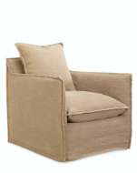Picture of US102-01SW AGAVE OUTDOOR SLIPCOVERED SWIVEL CHAIR