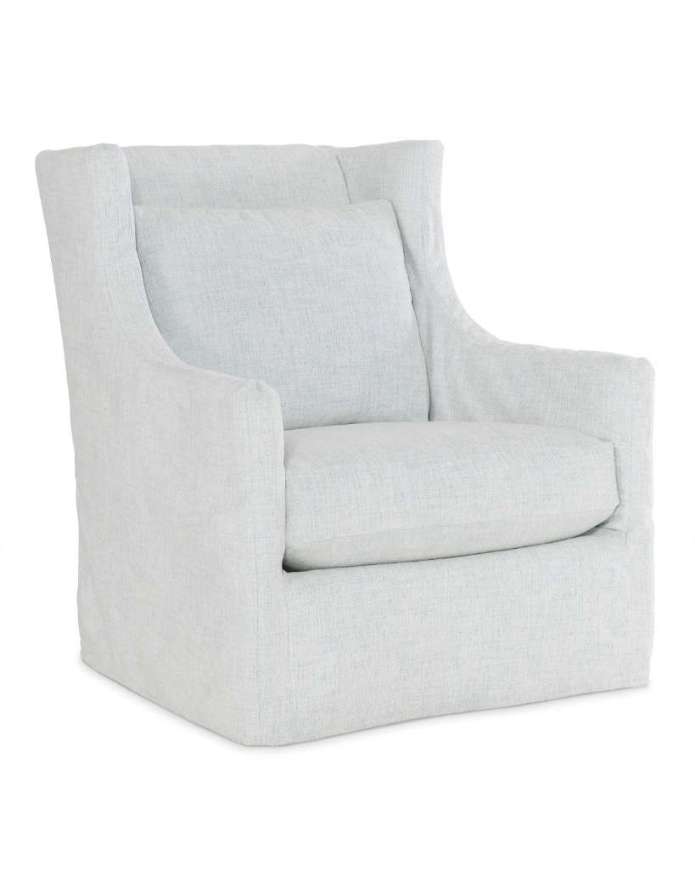 Picture of US116-01SW LOTUS OUTDOOR SLIPCOVERED SWIVEL CHAIR