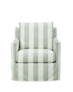 Picture of US135-01SG SEASIDE OUTDOOR SLIPCOVERED SWIVEL CHAIR